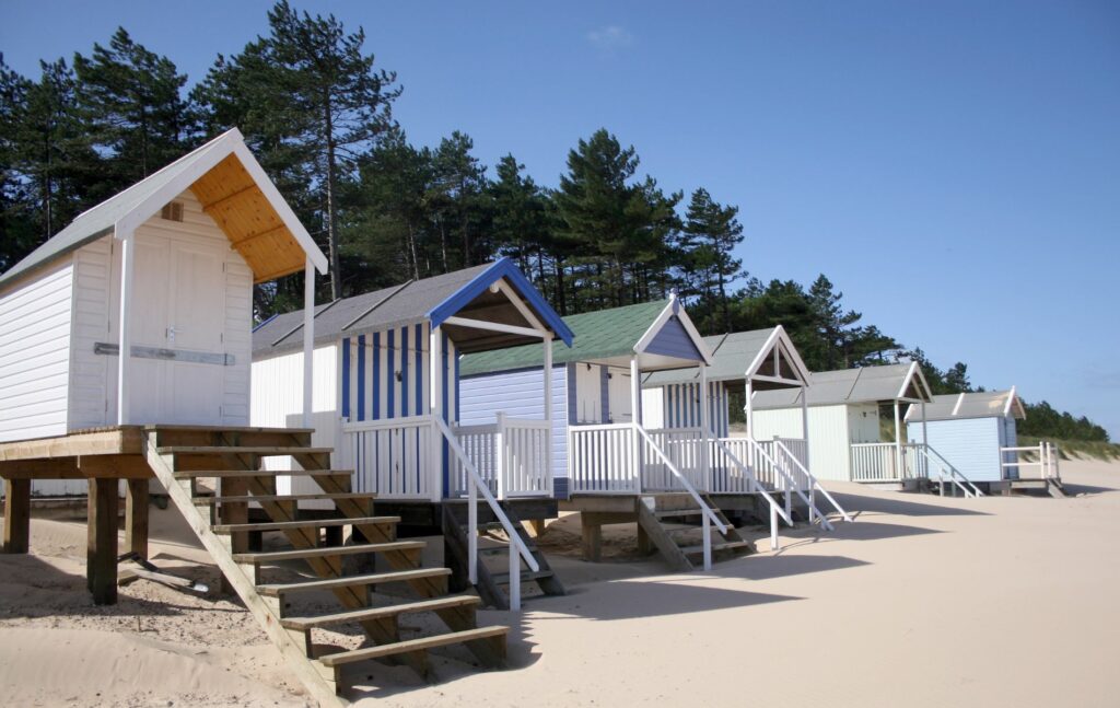 North Norfolk Property, Beach huts at Wells-next-the-Sea