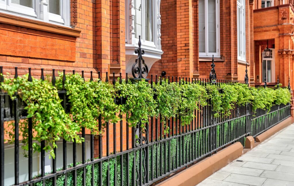 Structural changes, Red brick townhomes in Knightsbridge, London