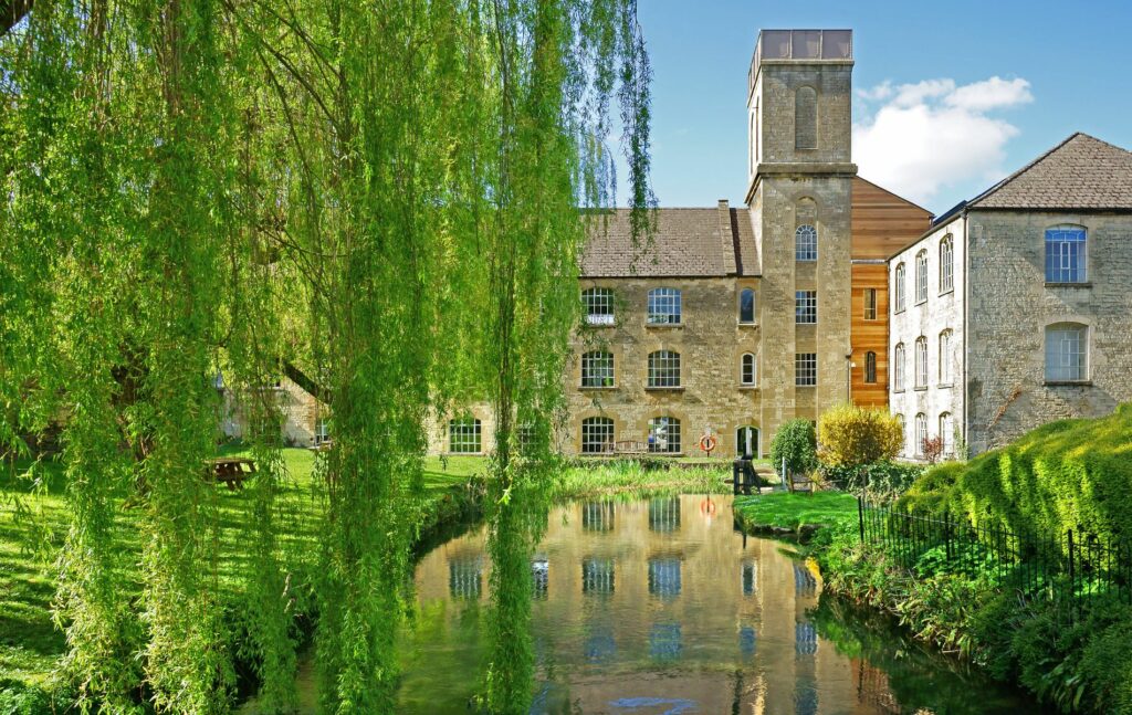 Stroud High School, The Mill at Brimscombe Port near Stroud