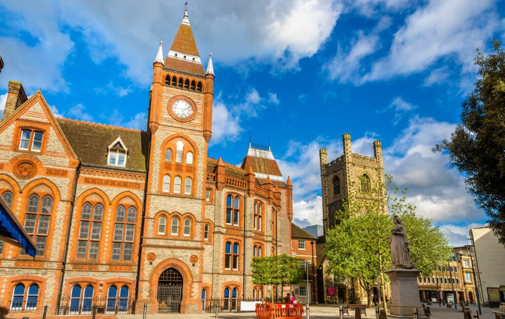 Reading School, town hall Reading